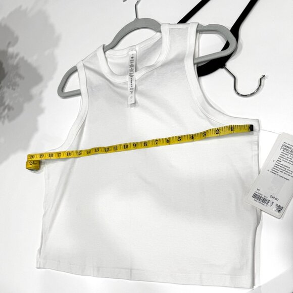lululemon Classic Fit Cotton Blend Tank Size 10 NWT - Picture 6 of 7
